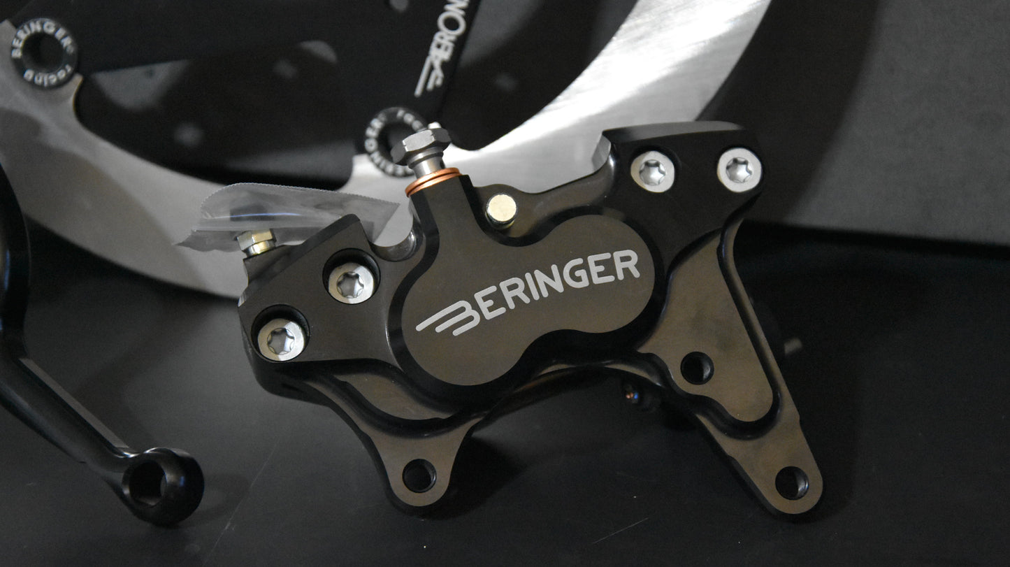Beringer 4 Kolben Bremse 4K in schwarz