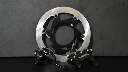 Beringer 4 Kolben Bremse 4K in schwarz