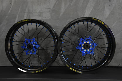 Excel G2 Pro Felgensatz Blau Schwarz