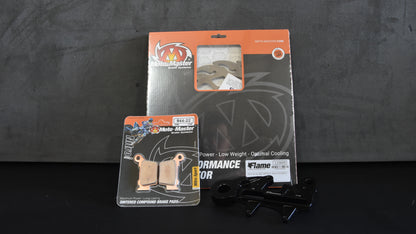 Motomaster Flamedisc Hinten Oversize 240mm mit Adapter